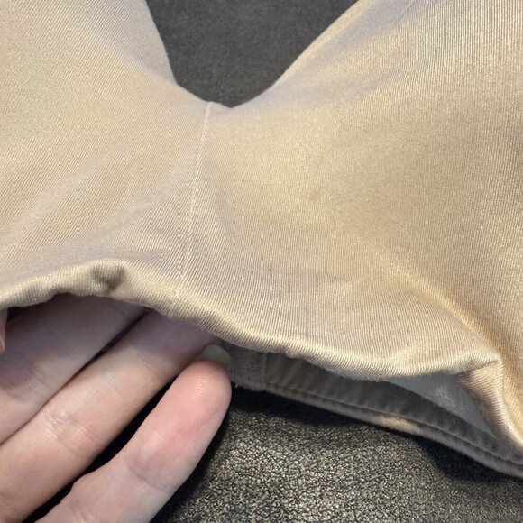 Natori Women's Beige Classic Wireless Contour Padded Seamless T-Shirt Bra Sz 34C - Picture 5 of 8